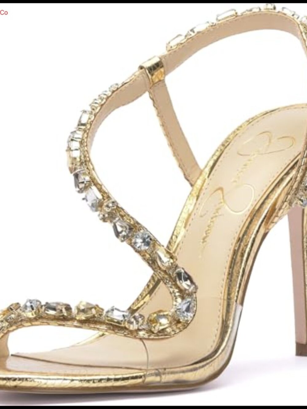 Jessica Simpson Women's Heeled Sandals with Crystal Embellishments